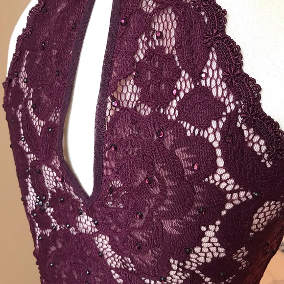 Betsy & Adam - Long formal dress Burgundy color, size 2 Women’s - Picture 7 of 16